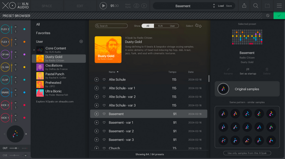 Sound Library für Sampler XLN Audio XOpak: Dusty Gold (Digitales Produkt) - 2