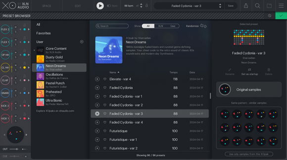 Audio datoteka za sampler XLN Audio XOpak: Neon Dreams (Digitalni proizvod) - 2