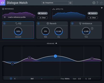 Plug-In software da studio iZotope Dialogue Match (Prodotto digitale) - 3