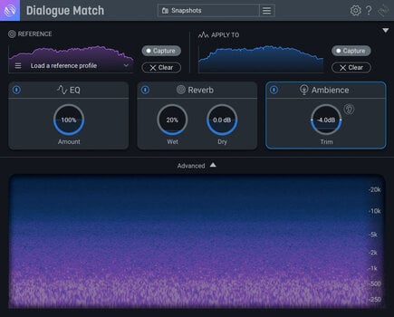 Virtuális effekt iZotope Dialogue Match: XG fr RXS (Digitális termék) - 2