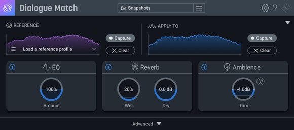 Virtuális effekt iZotope Dialogue Match: XG fr RXS (Digitális termék) - 6