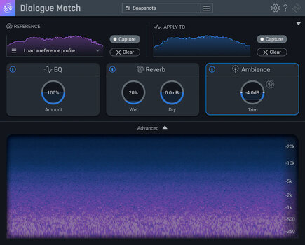 Software de studio Plug-In Efect iZotope Dialogue Match: XG Surr R (Produs digital) - 2