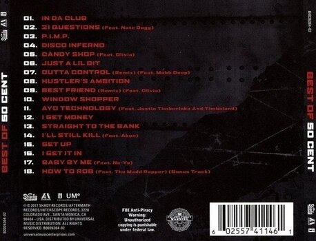 Muziek CD 50 Cent - Best Of (CD) - 2