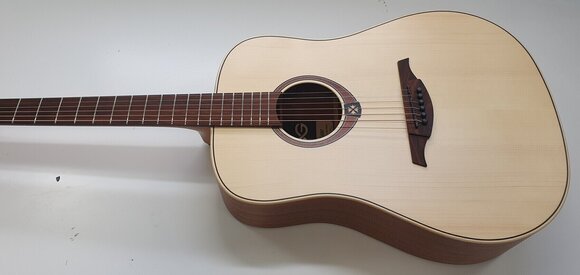 Dreadnought-kitara LAG Tramontane T70D Natural Satin (Vaurioitunut) - 2