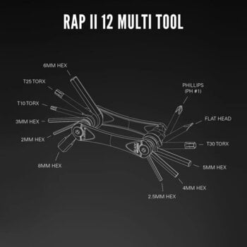 Multifunctioneel gereedschap Lezyne Rap II 12 Multifunctioneel gereedschap - 3