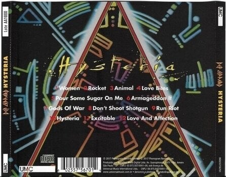 CD de música Def Leppard - Hysteria (Remastered) (Reissue) (CD) CD de música - 3