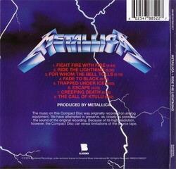 Musik-CD Metallica - Ride The Lightning (Reissue) (Remastered) (CD) - 2