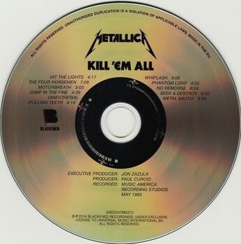 Muziek CD Metallica - Kill 'Em All (Reissue) (CD) - 2
