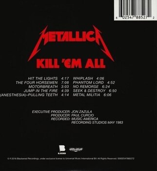 CD muzica Metallica - Kill 'Em All (Reissue) (CD) - 3
