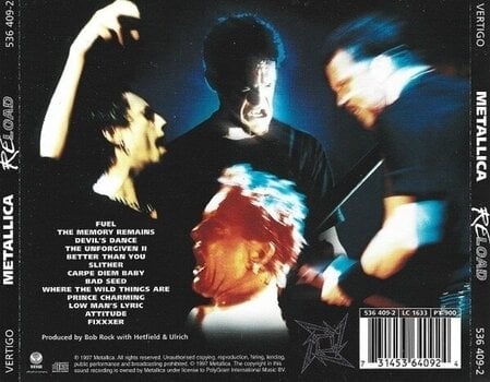 Muzyczne CD Metallica - Reload (Repress) (CD) - 3