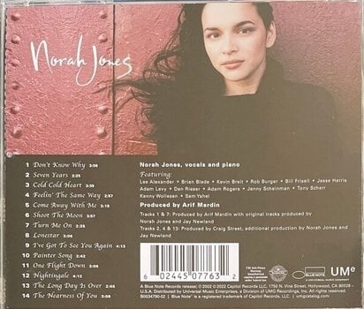 CD musique Norah Jones - Come Away With Me (Reissue) (CD) - 3