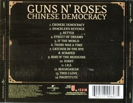 Hudební CD Guns N' Roses - Chinese Democracy (CD) - 2