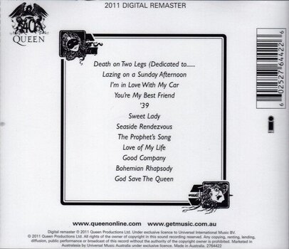 Muziek CD Queen - A Night At The Opera (Reissue) (Remastered) (CD) - 2