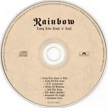 Music CD Rainbow - Long Live Rock 'N' Roll (Reissue) (Remastered) (CD) - 2