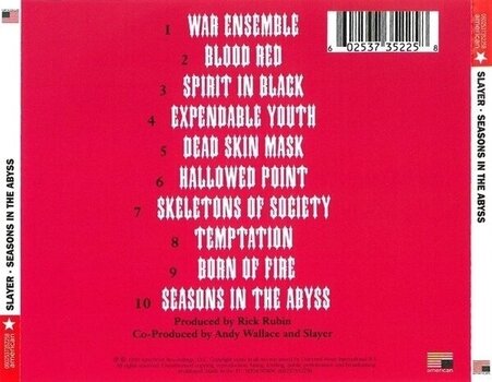 CD диск Slayer - Seasons In The Abyss (Reissue) (CD) - 3