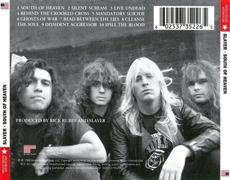 CD musique Slayer - South Of Heaven (Reissue) (CD) - 3