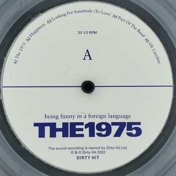 LP deska The 1975 - Being Funny In A Foreign (Clear Coloured) (LP) - 2