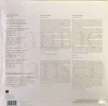 Vinyylilevy Janine Jansen - Vivaldi: The Four Seasons (180g) (LP) - 4