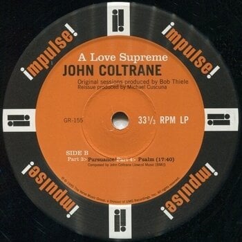 Vinyl Record John Coltrane - A Love Supreme (Reissue) (Remastered) (LP) - 3