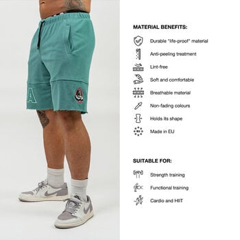 Fitness spodnie Nebbia Gym Sweatshorts Stage-Ready Black XL Fitness spodnie - 7