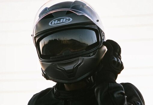 Helm HJC F71 Solid Semi Flat Black L Helm - 9