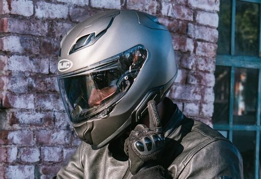 Helm HJC F71 Solid N.Grey L Helm - 11