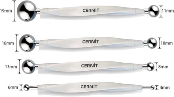 Segédeszközök Cernit Tool With Metall Balls 6mm/4mm - 2