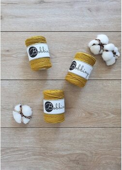 Șnur  Bobbiny 3PLY Macrame Rope 1,5 mm Spicy Yellow - 3