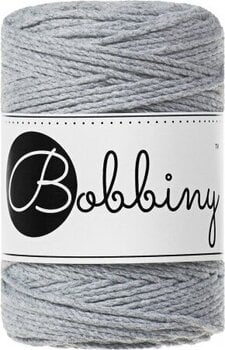 Cable Bobbiny 3PLY Macrame Rope 1,5 mm Silver Cable - 3