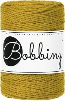 Cord Bobbiny 3PLY Macrame Rope 1,5 mm 100 m Spicy Yellow Cord - 4