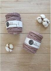Snor Bobbiny 3PLY Macramé Rope 9 mm 30 m Mauve Snor - 2
