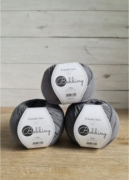 Fios para tricotar Bobbiny Friendly Yarn Aço - 3