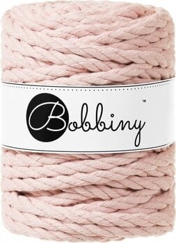 Snor Bobbiny 3PLY Macrame Rope Snor 9 mm Pastel Pink - 3