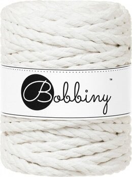 Cord Bobbiny 3PLY Macrame Rope 9 mm Off White Cord - 4