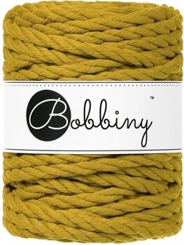 Snor Bobbiny 3PLY Macrame Rope 9 mm Spicy Yellow - 4