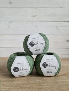 Hilo de tejer Bobbiny Friendly Yarn Eucalyptus Green Hilo de tejer - 3