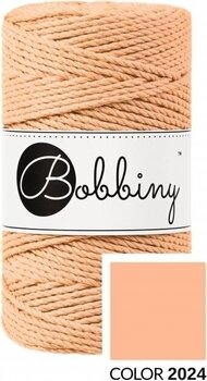 Zsinór Bobbiny 3PLY Macrame Rope 3 mm 100 m Peach Fuzz Zsinór - 2