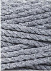 Konac Bobbiny 3PLY Macramé Rope 5 mm 100 m Steel Konac - 1