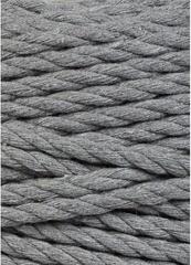 Cord Bobbiny 3PLY Macramé Rope 5 mm 100 m Stone Grey Cord - 1