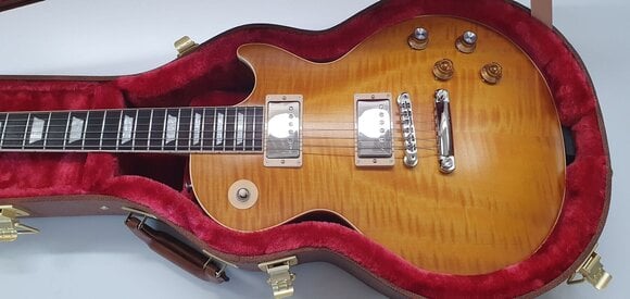Elektrische gitaar Gibson Kirk Hammett Greeny Les Paul Standard Greeny Burst (Zo goed als nieuw) - 2