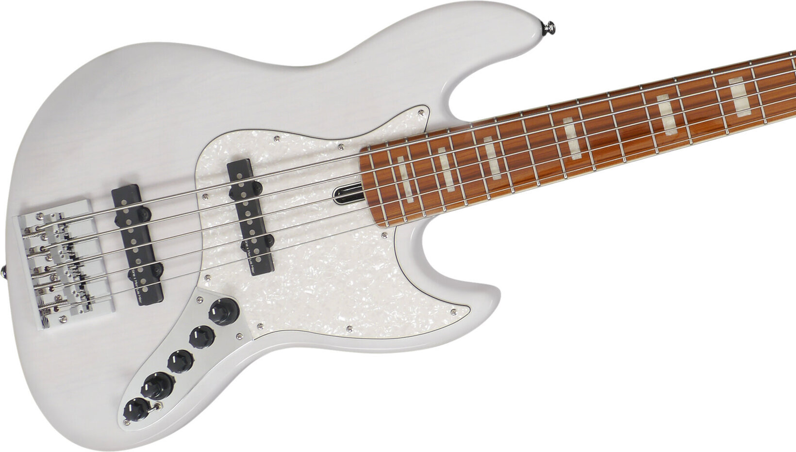 Sire Marcus Miller V8-5 White Blonde 5-string Bassguitar