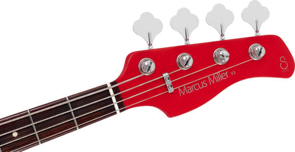 4-kielinen bassokitara Sire Marcus Miller V3P-4 Red Satin - 6