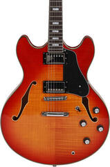 Semi-akoestische gitaar Sire Larry Carlton H7 Cherry Sunburst Semi-akoestische gitaar - 1