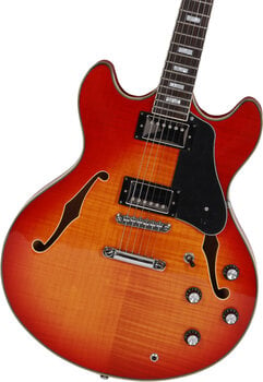 Semiakustická kytara Sire Larry Carlton H7 Cherry Sunburst - 3