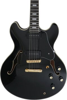 Halbresonanz-Gitarre Sire Larry Carlton H7V Black - 2