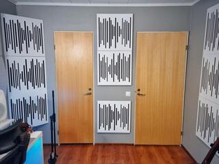 Absorbent wood panel Vicoustic Wavewood Ultra Lite White Matte Absorbent wood panel - 5