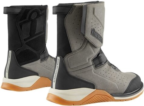 Motoristični čevlji ICON Alcan WP CE Boots Grey 45,5 Motoristični čevlji - 2