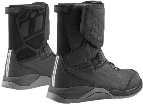 Motorcycle Boots ICON Alcan WP CE Boots Black 39 Motorcycle Boots - 2