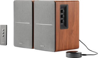 Hi-Fi Wireless speaker
 Edifier R1280T WiiM Mini Smart Hi-Fi Wireless speaker Brown 2 pcs - 1