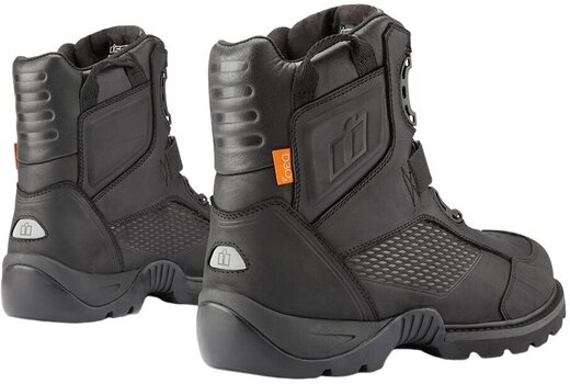 Motoristični čevlji ICON Stormhawk WP Boots Black 43,5 Motoristični čevlji - 2